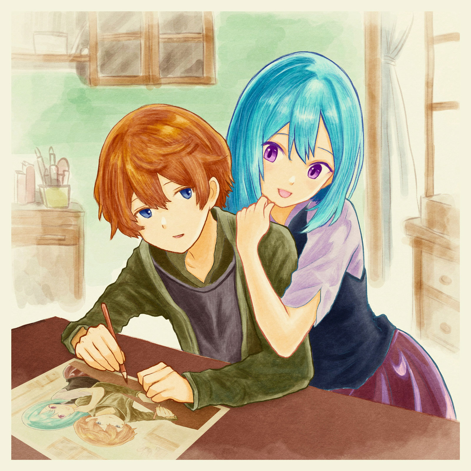 「描けた?」と聞いてくる人
